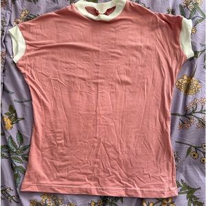 Freddie’s of Pinewood vintage style pink and cream top